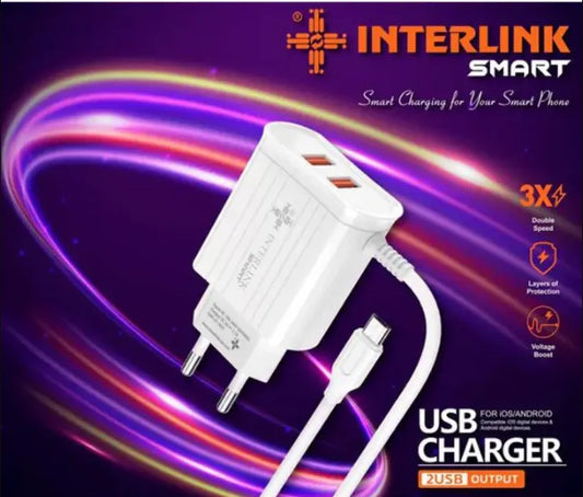 2 USB Smart Fast Charger