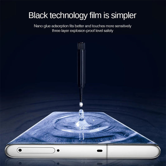 Vivo V30 UV Tempered Glass Screen Protector Kingbull Nano Technology with Tool Kit