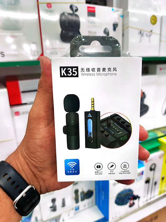 3in1 Wireless Lavalier Microphone for Camera,iPhone,Android,Microphone for Video Recording