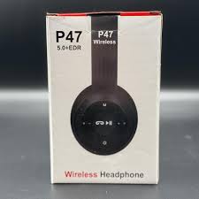 Wireless Bluetooth Headphones 5.0+EDR with Mic Stereo Headset Support FM Radio