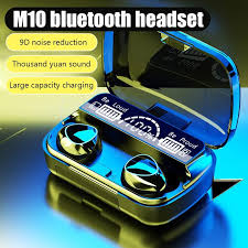 M10 TWS Bluetooth Air buds 3500mAh Power Bank Wireless Earphones
